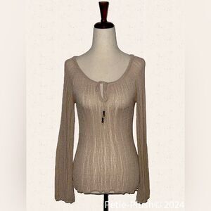 Arden B.- Size: Small -Lightweight/Mesh Long -Sleeveved Blouse -Like New